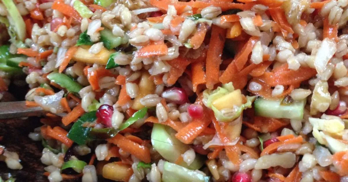 Vegan Fall Barley Salad | Living with the Webers